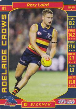 2017 Team Zone AFL Team #1 Rory Laird Front
